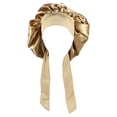 thumbnail image 3 of Hair Bonnet Comfortable Sleeping Hat Reusable for Cooking Household Cleaning Aureate, 3 of 8