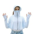 thumbnail image 1 of Ladies Sunblock Jacket UPF50 Sunblock Shirt Sunblock hood pocket, 1 of 5