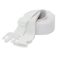 thumbnail image 3 of Correa de clip de sábana para la cama conector de puente en cama Space de cama ajustable relleno con hebilla Correa de sujetador para habitación de hebilla blanca, 3 of 8