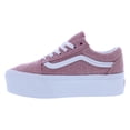 thumbnail image 3 of Vans Old Skool Stackform Unisex Shoes Size 4.5, Color: Tweed Foxglove, 3 of 4