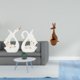 thumbnail image 2 of Estatuas de cisnes,Estatua de cisne de cerámica Escultura de mesa de cisne Elegante,estatua,Estatuas,figuras de animales,manualidades,Escultura de madera del zoológico,regalo de decoración, 2 of 8