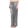 thumbnail image 2 of "Leisureland Women's Stretch Satin Pajama Pants", 2 of 3