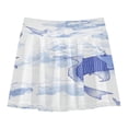 thumbnail image 2 of Girls' Skorts Elastic Waist Skorts with Inner Shorts Athletic Workout Shorts Skirts Blue Koi Fish Small, 2 of 9