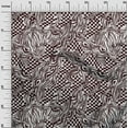 thumbnail image 3 of oneOone Cotton Flex Brown Fabric Abstracts Sewing Material Print Fabric By The Yard 40 Inch Wide, 3 of 4