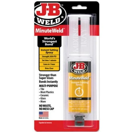 JB Weld 50101 Minute Weld - Syringe 25ml. (Best Jb Weld For Aluminum)