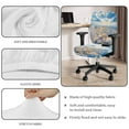 thumbnail image 6 of HELLHERO Beach Starfish Seashell Print Computer Office Chair Cover, Protective Universal Office Chairs Cushion Backrest Cover, Easy to Clean, Blue, 6 of 7