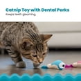 thumbnail image 2 of Catstages Catstages Dental Shrimpies Cat Toys, 2-pack – Interactive Catnip Dental Chew Toy to Help Clean Teeth, Fun for Play and Chewing, Multicolored, 2 of 4