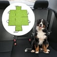 thumbnail image 2 of Unique Bargains 1 Pc Waterproof Pet Car Seat Cover for Dog Cat Paw Prints Green, 2 of 6