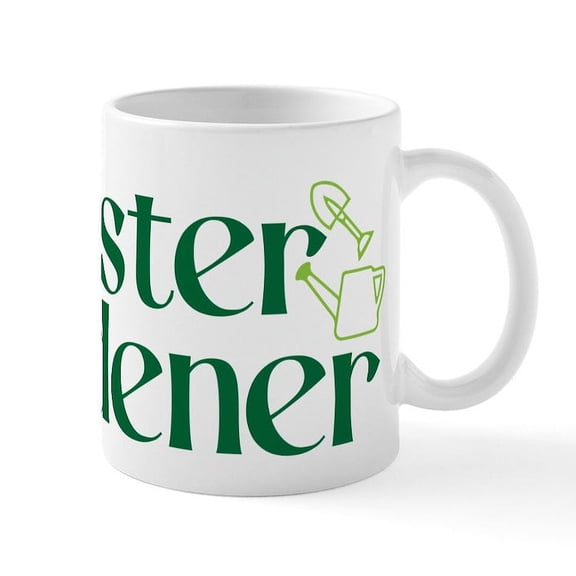 CafePress - Master Gardener Mugs - 11 oz Ceramic Mug - Novelty Coffee Tea Cup