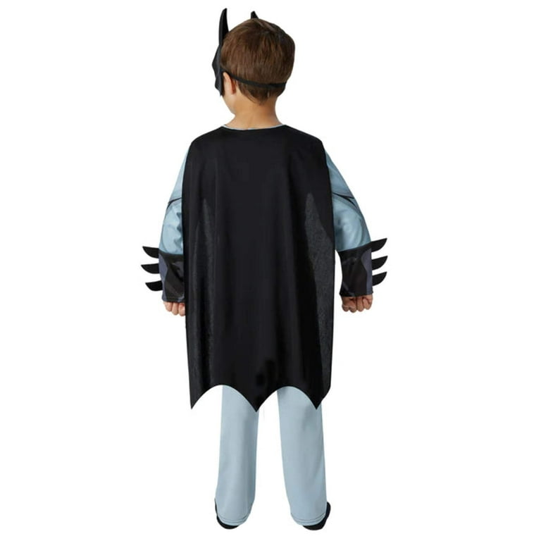 Batman Costume Classic Boys Comic Book Grey Batsuit Batman Costume Classic Boys Comic Book Grey Batsuit