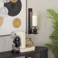 thumbnail image 3 of DecMode Black Aluminum Wall Sconce, 3 of 8