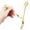 E, variant on Star and Moon Fork and Spoon Set - Decorative Stainless Steel Dessert Cutlery - Household Coffee Stirring Spoon Fork for Party Home Kitchen - Unique Flatware