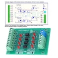 thumbnail image 4 of 4 Channel Optocoupler Isolation Module, 20KHZ Small Size Optocoupler Isolation Board, PLC Level Conversion Single Chip Microcomputer For Signal Isolation, 4 of 8