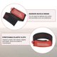 thumbnail image 4 of Correa para Pierna de Pantalón de Bicicleta Uxcell [4PCS] - Cintas de Seguridad para Pantalones para Uso en Ciclismo, Trote y Acampada - [Rojo-11.4 IN] Correas para Pantalones de Tobillo de Bicicleta, 4 of 6