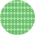 thumbnail image 1 of Ahgly Company Indoor Round Patterned Jade Green Area Rugs, 3' Round, 1 of 6