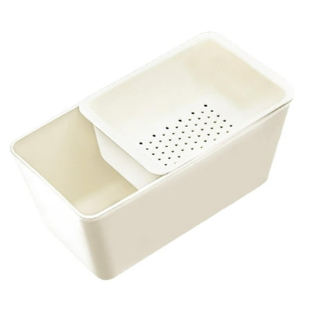 

al Organizing Case Decorative Drain Multilayer Container for White