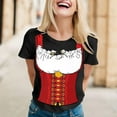 thumbnail image 2 of Beer Festival Shirt for Women Dirndl Costume Print Tops German Bavarian Oktoberfest Short Sleeve Crew Neck Tee Pullover Blouse, 2 of 5