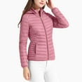thumbnail image 4 of Quilted Jackets For Women Sevevn Women's Winter Coat Lightweight Puffer Hooded Jacket Quilted Short Down Coat, 4 of 6