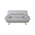 thumbnail image 3 of AE709-LG-LS Light Gray Color Love Seat with Faux Leather, 3 of 4