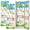 Color 7, variant on 2 Pcs School Locker Magnetic Wallpaper 12" x 36" Colorful Number Animal Learning Chart Cute Illustrations Reusable Removable Locker Accessories Back to School Supplies