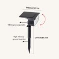 thumbnail image 2 of 46 luces LED solares para exteriores IP65, focos impermeables para paisajes, luces de seguridad, 2 of 9