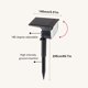 thumbnail image 2 of 46 luces LED solares para exteriores IP65, focos impermeables para paisajes, luces de seguridad, 2 of 8