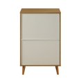 thumbnail image 2 of ACME Anita Cabinet in Natural & White, 2 of 7