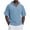 Blue#1, variant on Hoodies for Men, Solid Color Short Sleeve Hooded Half Zip Pullover Sweatshirt Soft Loose Lightweight Breathable Beach Vacation Summer Outdoor Casual Shirts