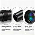 thumbnail image 5 of JINTU 420-1600mm f8.3 Manual Telephoto Zoom Lens for Canon EOS 70D, 80D, 90D, Rebel T3, T3i, T5, T5i, T6i, T6s, T7, T7I, T8I, SL3, EOS 5D, EOS5D IV, 6D II, 7D II SLR Cameras, 5 of 10