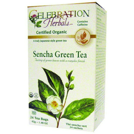 Celebration Herbals Thé vert Sencha Sacs bio 24 thé