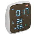 thumbnail image 1 of Smart Air Quality Sensor, Reasonable Inlet Outlet Duct Plug and Play Air Quality Monitor Long Endurance Detect Temperature Humidity with Prompt Alarm for Home, 1 of 7