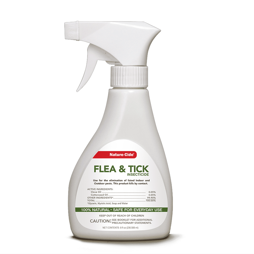 Nature-Cide Flea & Tick. All Natural Tick and Flea Spray for House and Pets to Keep Your Home Safe. Kills on Contact. No Strong Odor. 8 oz