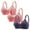 1Pink, variant on 3PC Womens No Underwire T Shirt Bras Padded Seamless Bralettes Full Coverage Push Up Comfortable Daily Wear Bras.S-3XL.Bras For Women,Protecting Breast Tissue,Breathable And Refreshing