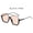 Black Frame Dried, variant on No-makeup look double-bridge large-frame anti-blue light retro glasses, trendy lower-frame square sunglasses for women, popular street style sunglasses, fashionable and versatile