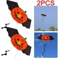thumbnail image 1 of Cometa Alta Con Asa Y Cuerda Adecuada para Y Adultos Cometa Dibujos Animados para Cometa Bloques Colores Colorida Montada Y para Volar (Calabaza Del Diablo), 1 of 4