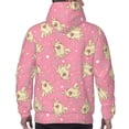 thumbnail image 5 of Hoodies for Men - Funny Cute French Bulldog Pink Long Sleeve Comfrt Men'S Fashion Hoodies & Sweatshirts, Sweatshirts for Men Hoodies Pullover Clothing Clothes with Pouch, 5 of 7