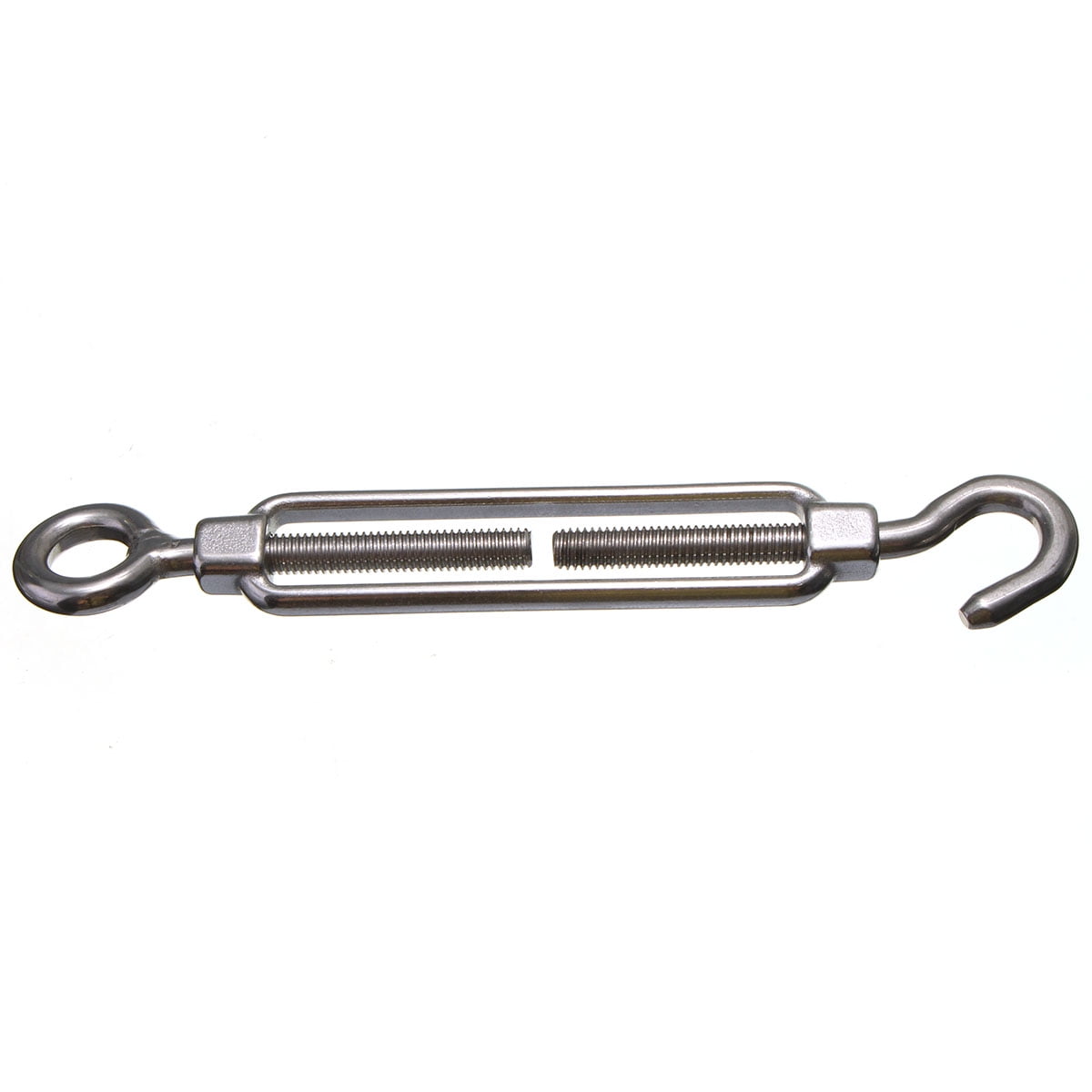 1x Strong Silver 6mm Stainless Straning Steel Hook Eye Turnbuckle