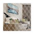 thumbnail image 2 of Xinhuaya Diamond Spliced Mirror Stickers Self Adhesive Removable Acrylic Mirror Sheets Wall Decals, 2 of 6