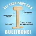 thumbnail image 2 of Bullibone Nylon Bone Dental Hygiene Dog Chew Toy with easy to Grip Bottom, Peanut Butter Large, 2 of 6