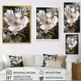 thumbnail image 4 of Designart "White And Gold Daisy Symphony I" Floral Daisy Wall Art For Kitchen, 4 of 5