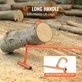 thumbnail image 2 of KFFKFF Log Manipulator, 48-inch, Robust Wood Elevator with Metallic Grip, Log Turner with Modifiable Cant Hook, Lumbering Instruments Log Jack for Logs Up to 15" Diameter, Timber Jack for Rolling, 2 of 9
