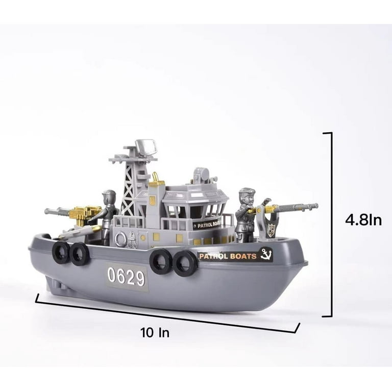 Pool Warship Toy Boat Bath Toys Childrens Toy BoatWarship Aircraft Carrier Toy in Bath tub Gift for Kids Pool Toy