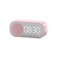 thumbnail image 2 of Bluetooth Despertador Reloj dual Espejo para en el dormitorio - Rosa Sunnimix Despertador digital, 2 of 7