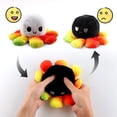 thumbnail image 3 of Jouet Peluche Poulpe Double Face Enfant (Blanc & Noir) 1 Pièces, 3 of 5