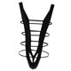 thumbnail image 2 of Hombres Lencería Ropa interior Correa Arnés Calzoncillos s Camiseta interior Negro Hugo mankini tanga ropa interior, 2 of 9