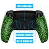 eXtremeRate Textured Green Programable RISE4 Remap Kit for PS5 Controller BDM 010 & BDM 020, Upgrade Board & Redesigned Back Shell & 4 Back Buttons for PS5 Controller - Controller NOT Included