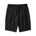 thumbnail image 1 of Cathalem Men's Running Athletic Shorts Knit Shorts Waistband & Pockets,Black M, 1 of 4