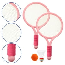 Masteelf  2 Pcs Badminton Racket for Kids Tennis Racquet Child Baby Pink