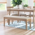 thumbnail image 6 of Powell Davini Bench, Natural, 6 of 7