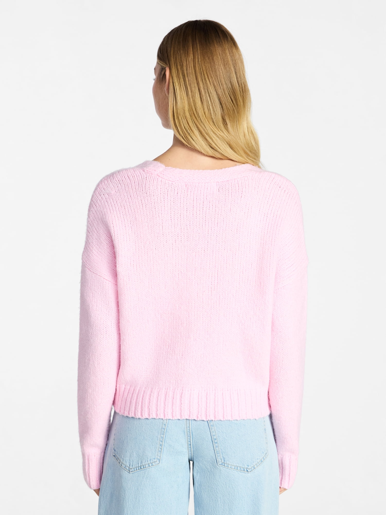 No Boundaries Cropped Cardigan, Women's & Women's Plus XXS-4X